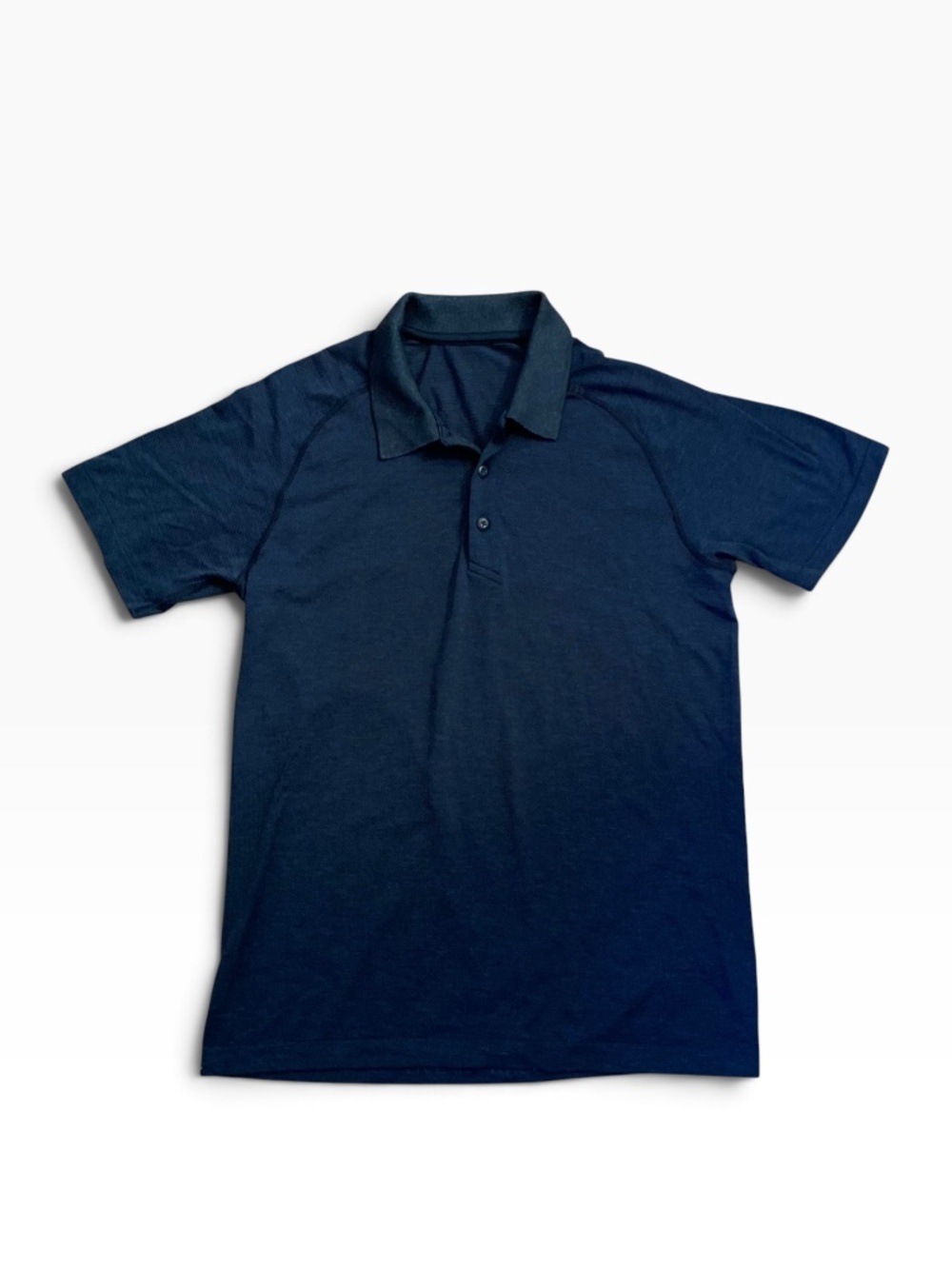 Lululemon mens Metal Vent Tech Polo Blue size small golf